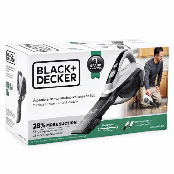 Aspiradora de Mano Recargable Black+Decker